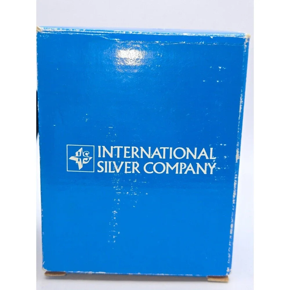 Set of 3 International Silver Co. Silverplated Mini Photo Frames w/ Original Box